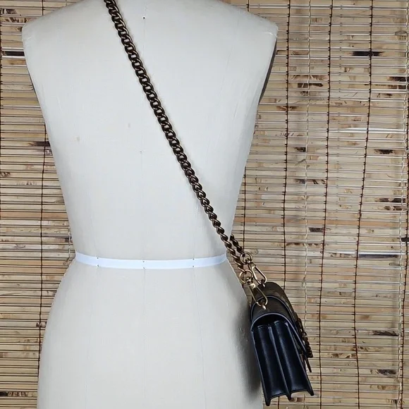 Pinko Bronze Python Mini Love Bag